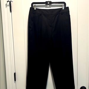 Talbots Made in Italy Black Wool Lined Crop Pant 10
